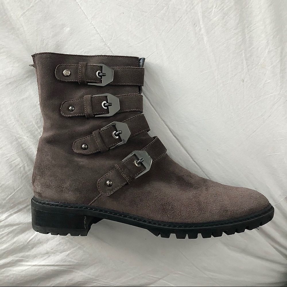 Stuart Weitzman Jitterbug Suede Boot Seal 8 - image 5